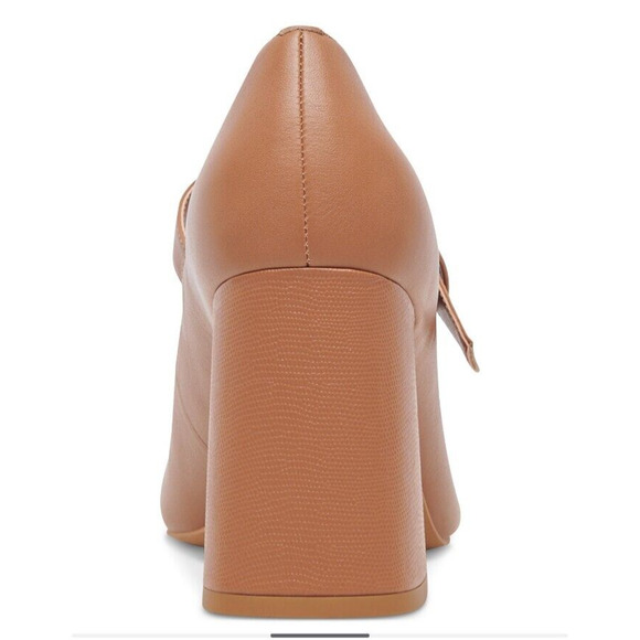 NEW Dolce Vita Womens Lakota Mary Jane Pumps Caramel Brown Leather Size 7.5 - Picture 3 of 6